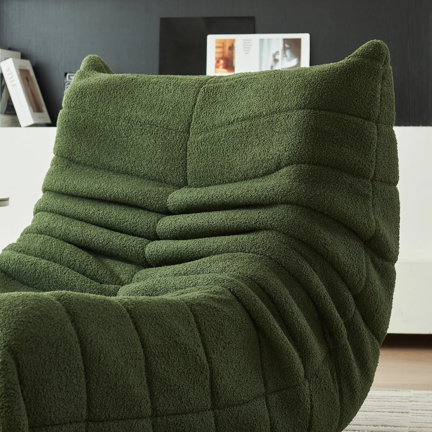 Pouf canapé Velours