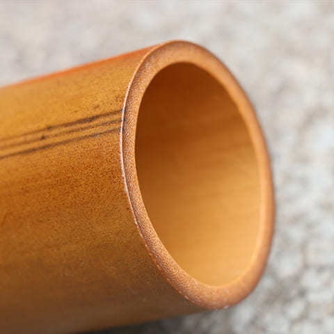Vase Soliflore Tubulaire Marron