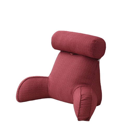 Coussin de lecture rose
