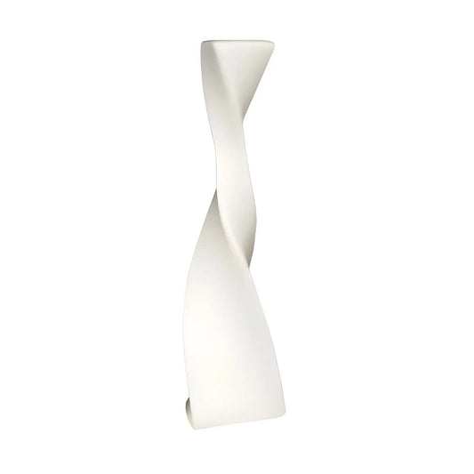 Grand Vase Artisanal Torsadé Blanc ou Noir