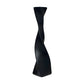 Grand Vase Artisanal Torsadé Blanc ou Noir