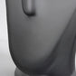 Grand Vase Décoration d'Intérieur Visage Gris