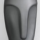Grand Vase Décoration d'Intérieur Visage Gris