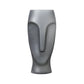 Grand Vase Décoration d'Intérieur Visage Gris