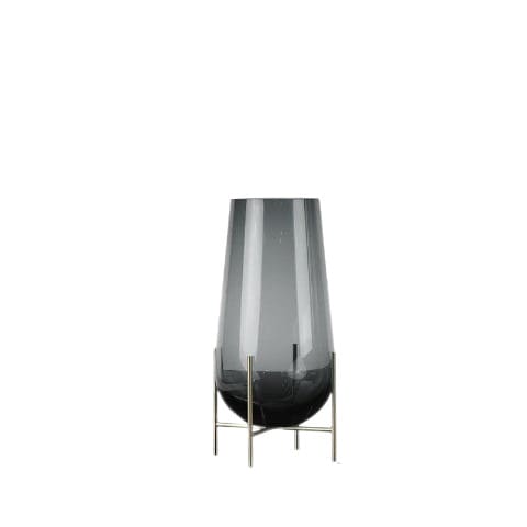 Grand Vase en Verre Goutte d’Eau avec Trépied