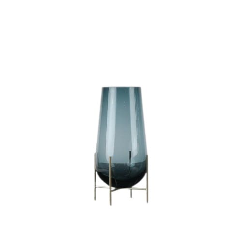 Grand Vase en Verre Goutte d’Eau avec Trépied