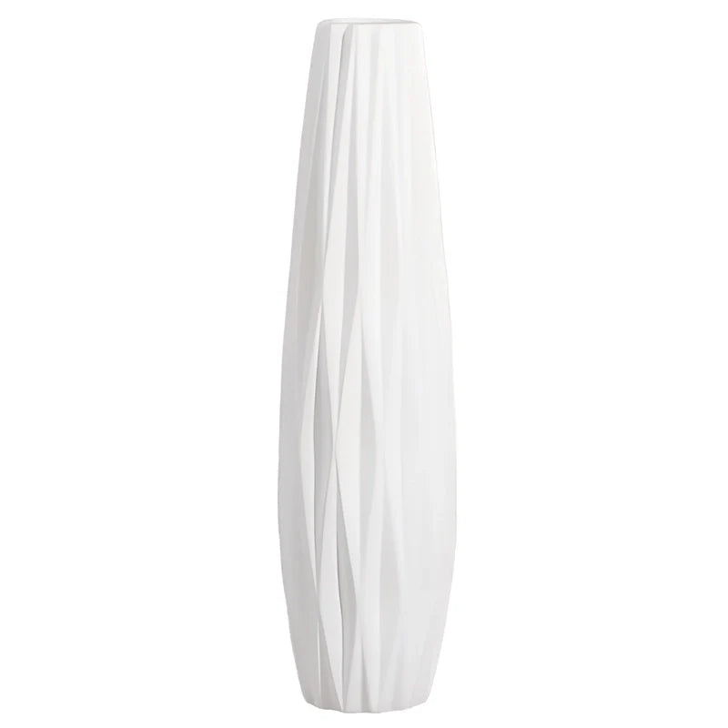 Grand Vase Original Blanc Origami