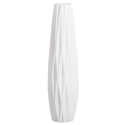 Grand Vase Original Blanc Origami