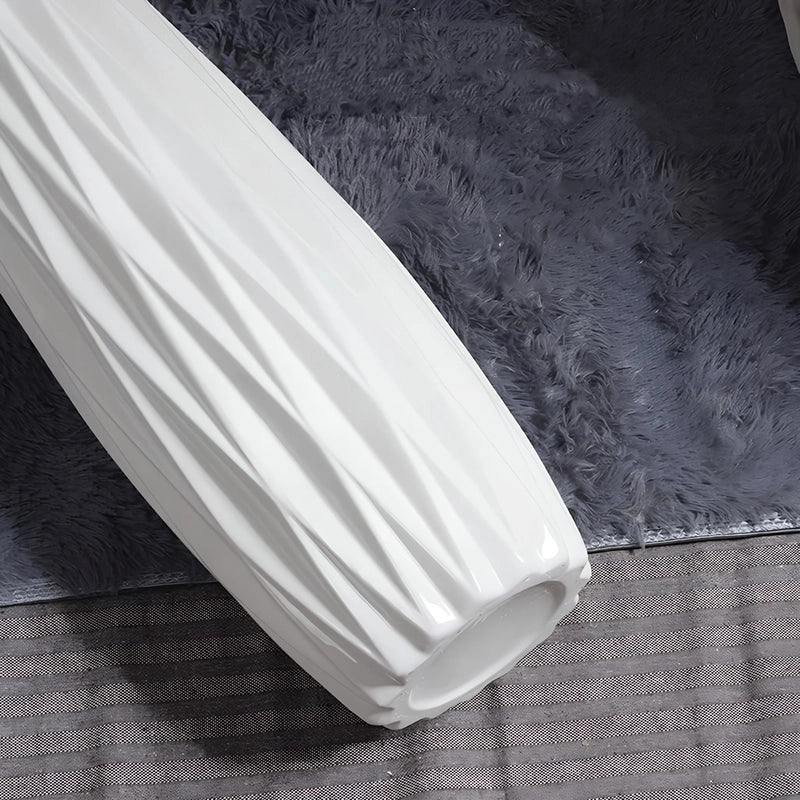 Grand Vase Original Blanc Origami
