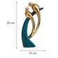 Vase Vert Foncé et Ses Ornements