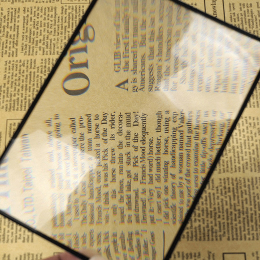 Loupe de lecture pleine page
