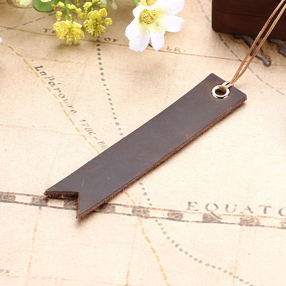 Marque page Vintage en cuir