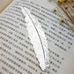 Marque page Plume en métal