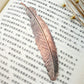 Marque page Plume en métal