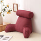 Coussin de lecture rose