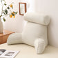 Coussin de lecture blanc