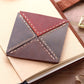 Marque page coin en cuir