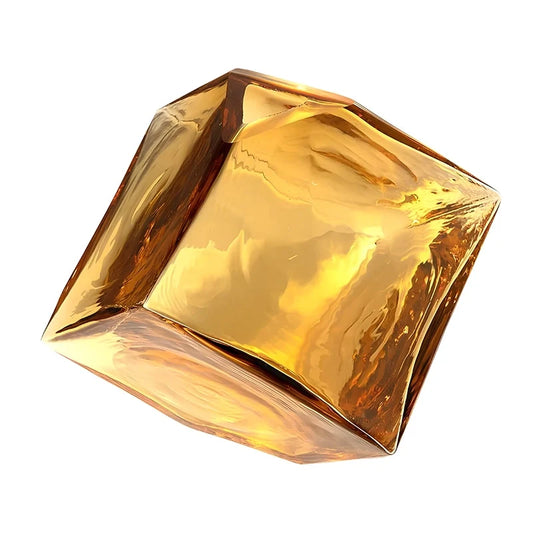 Soliflore Ambre Cubique Translucide Hydroponique