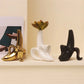 Soliflore Blanc Forme Banane
