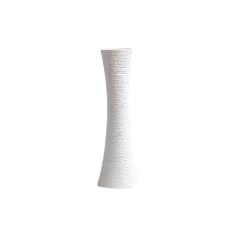 Soliflore Blanc ou Gris Forme Sablier
