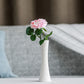 Soliflore Blanc ou Gris Forme Sablier