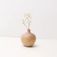 Soliflore Boule avec Col Fin en Bois
