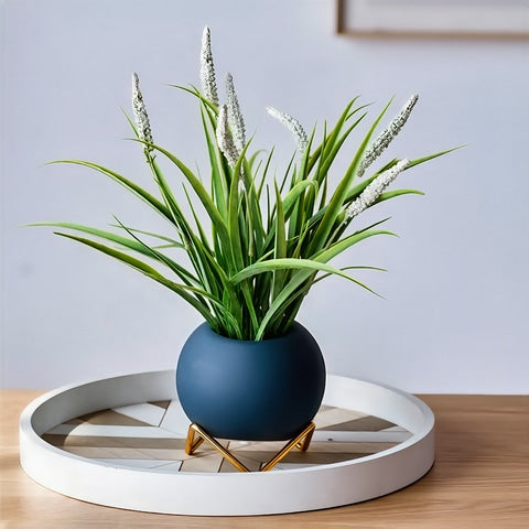 Soliflore Boule Colorée sur Trépied
