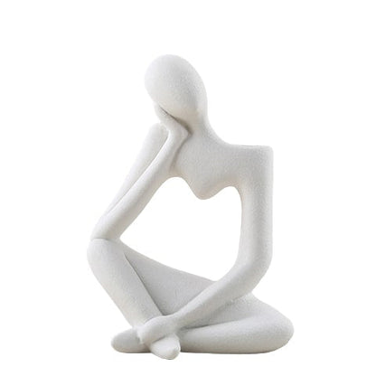 Vase Soliflore Design Figurine Pensive