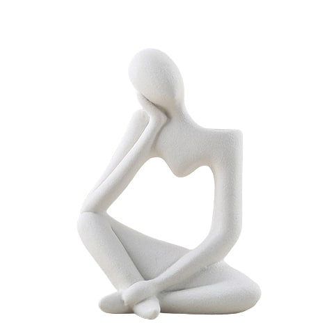 Vase Soliflore Design Figurine Pensive