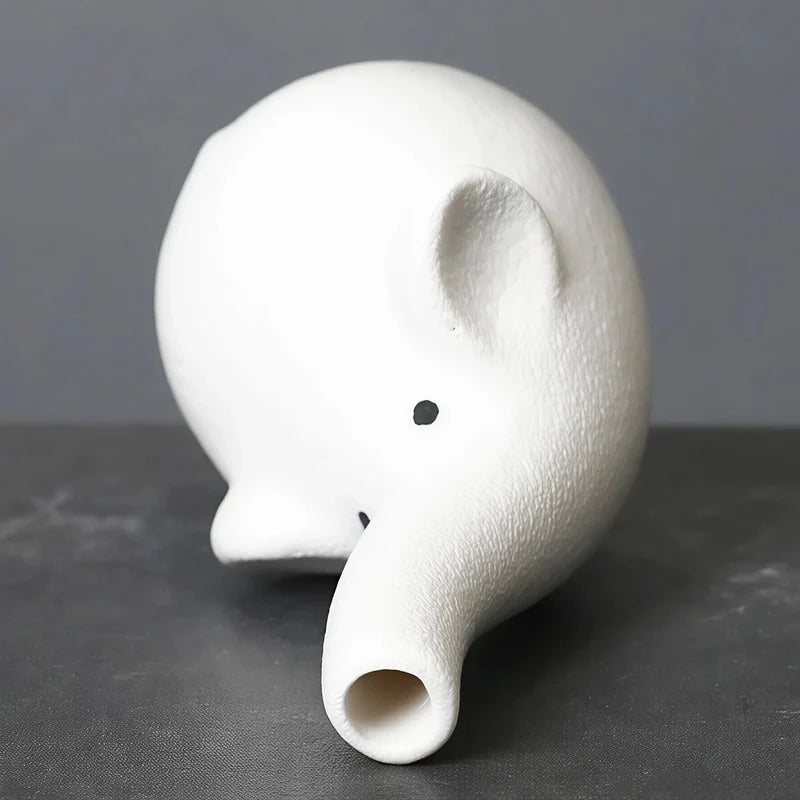 Soliflore Éléphant Rose Blanc ou Bleu