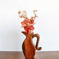 Soliflore en Bois Forme Cruche