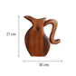 Soliflore en Bois Forme Cruche