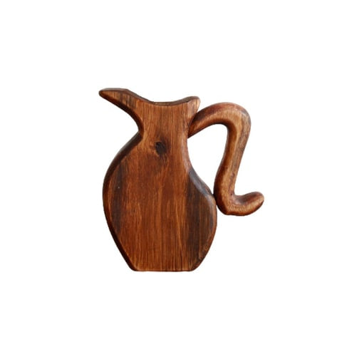 Soliflore en Bois Forme Cruche