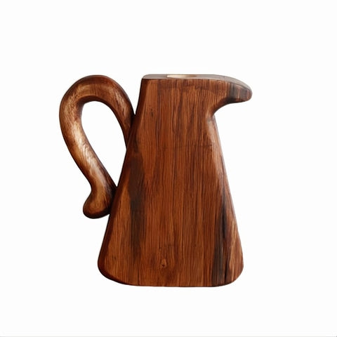 Soliflore en Bois Forme Cruche