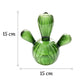 Soliflore Forme Cactus Vert Foncé Translucide