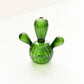 Soliflore Forme Cactus Vert Foncé Translucide