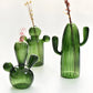 Soliflore Forme Cactus Vert Foncé Translucide