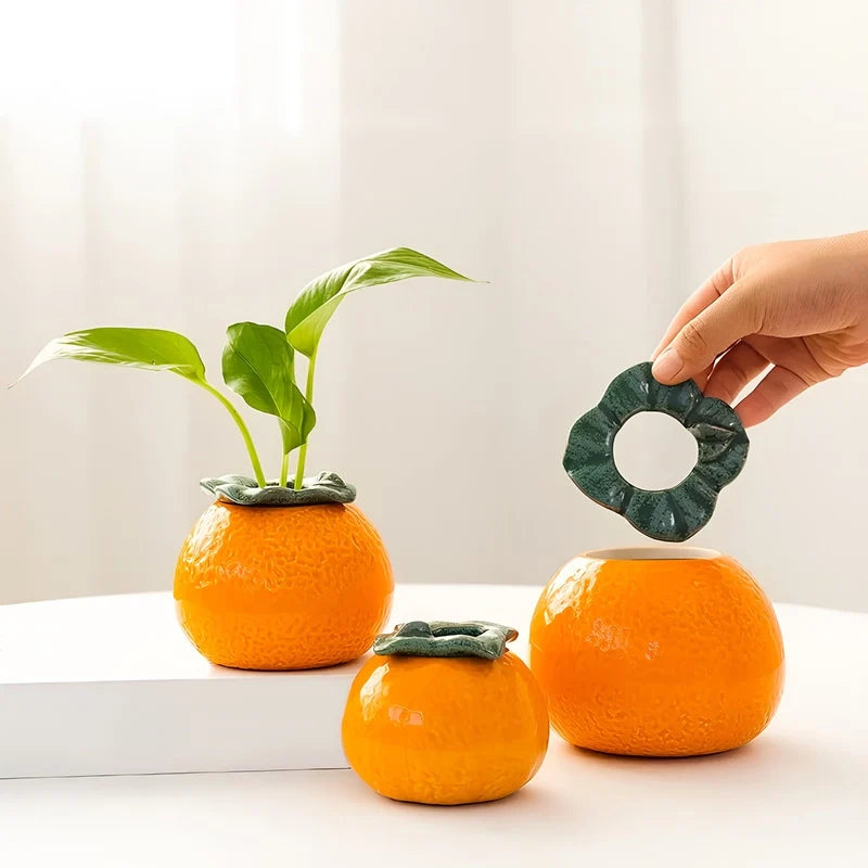 Soliflore en Forme d'Orange