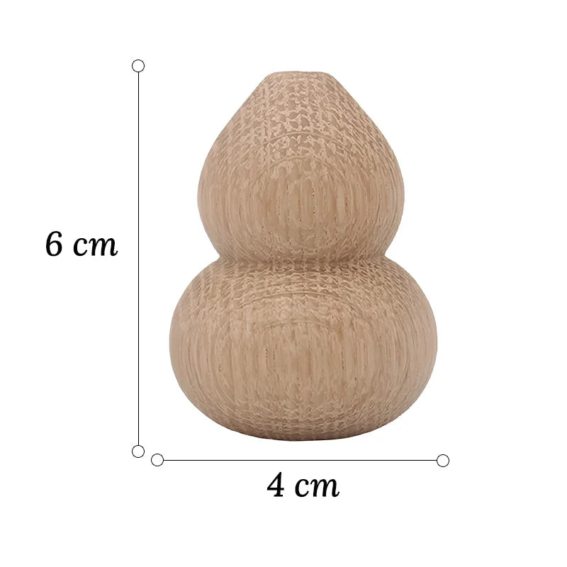 Soliflore Gourde Wu Lou en Bois