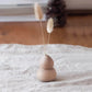 Soliflore Gourde Wu Lou en Bois