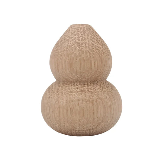 Soliflore Gourde Wu Lou en Bois