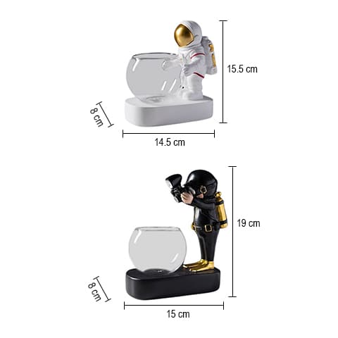 Soliflore Astronaute ou Plongeur Lumineux