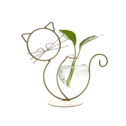 Soliflore Petit Chat Cœur Craquant