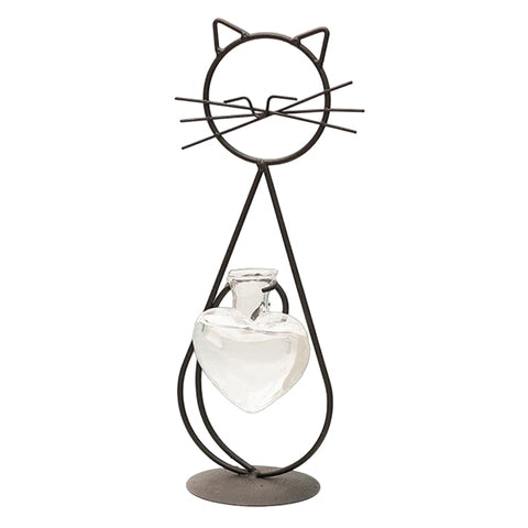 Soliflore Petit Chat Cœur Craquant