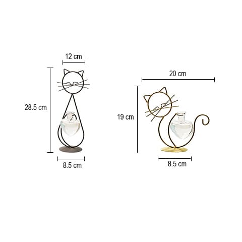 Soliflore Petit Chat Cœur Craquant