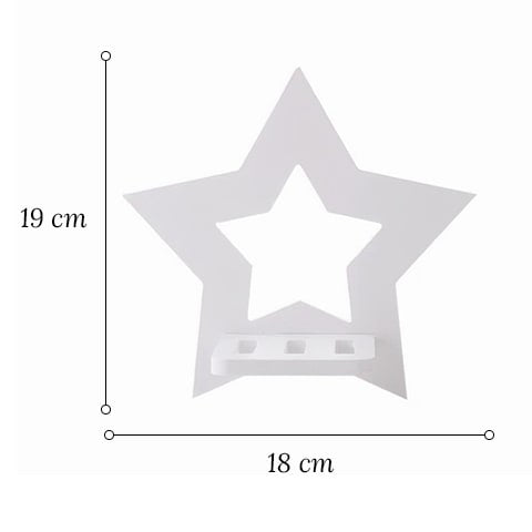 Soliflore en Plastique Mural Géométrique