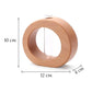 Soliflore Rond en Bois avec Tube