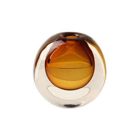 Soliflore Rond Transparent et Coloré