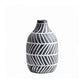 Vase Original à Rayures Obliques Deux Couleurs