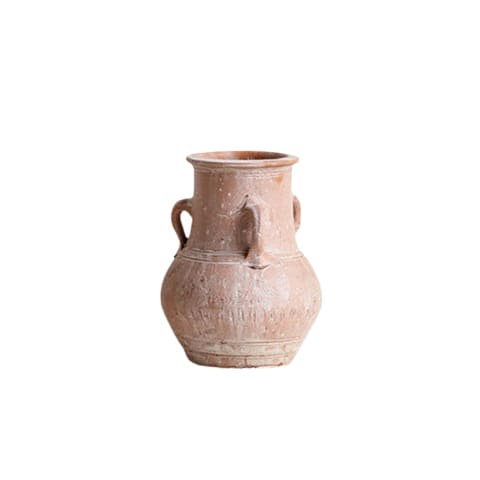 Vase Amphore Argile Rouge Vieillie
